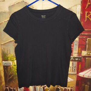 Madewell Classic Black Short Sleeve Tee